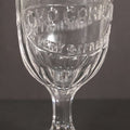 Lot 029 - Antique Pressed Glass Advertising Cup For Oko Cordial, With Slogans "Drink Oko, It Enriches The Blood" And "Oko Cordial Is Very Refreshing," 4" Height