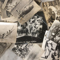 Lot 071 - Grouping Of 32 Vintage Black And White Photographs Of Indigenous Peoples Including Picture Of Man Performing Tribal Dance And Purported Headhunter Tribe Of New Guinea