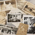Lot 087 - Grouping Of 35 Vintage Vernacular Black And White Photographs, Including Nun, Soldiers, Women At The Beach, Boston Terrier Dog In Car, And Parade Photos