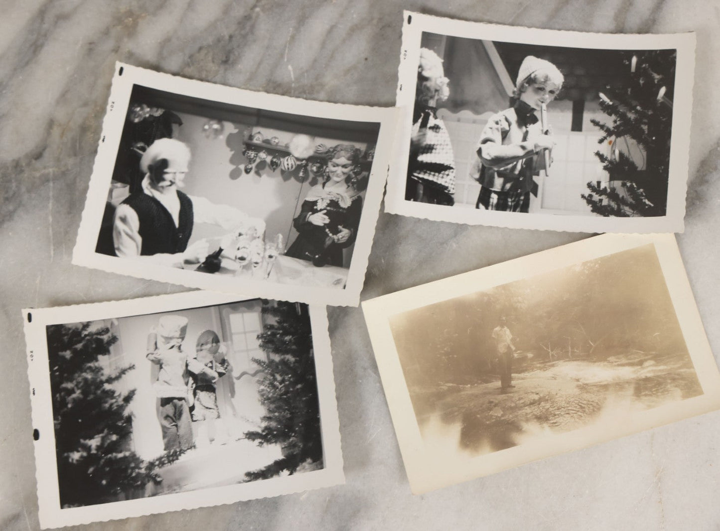 Lot 087 - Grouping Of 35 Vintage Vernacular Black And White Photographs, Including Nun, Soldiers, Women At The Beach, Boston Terrier Dog In Car, And Parade Photos