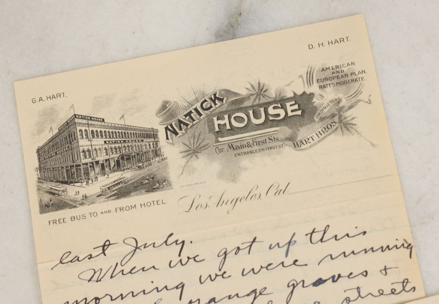 Lot 099 - Grouping Of Seventeen Antique Corporate Documents With Various Billheads, Letterheads, And Advertising For Businesses Including The Beacon Falls Rubber Shoe Co., National Biscuit Company, Hotels, And More