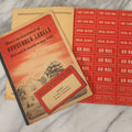 Lot 101 - Pair Of Vintage Booklets Containing "An Assortment Of Household Labels That Will Be Handy In Any Home," Advertising Booklets For Sawyer's Building Materials, Worcester, Massachusetts, Note Many Labels Stuck Together