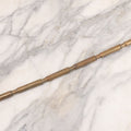 Lot 021 - Vintage Trench Art Bullet Shell Casing Brass Swagger Stick Cane, 23-1/4" Length
