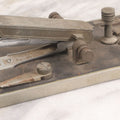 Lot 028 - Vintage Metal Novelty Desk Stapler With Morse Code Telegraph Key Form, Copyright 1967 By Criterion International Ltd.