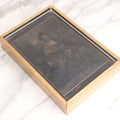 Lot 051 - Antique Original Engraved Wood Printing Block By Timothy Cole (American, 1852-1931) After Sir William Beechey (1753-1839), Girl Playing With Bubbles With Dog, Artist Signed Lower Left And On Verso, With Provenance And Print, In Custom Frame