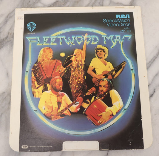 Lot 117 - "Fleetwood Mac" (1980) Documentary And Live Concert, R.C.A. SelectaVision Video Disc, Capacitance Electronic Disc (CED), Copyright 1981 R.C.A. Corporation 