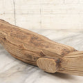 Lot 037 - Vintage African Tourist Collectible Figural Crocodile Lizard Wood Carving With Painted And Wood Burned Details Lourenço Marques (Maputo), Mozambique, Dated 1946, 22-1/2" Length