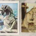 Lot 105 - Pair Of Vintage Color Photo Postcards Showing Parisian Stone Gargoyles Of Notre Dame Cathedral