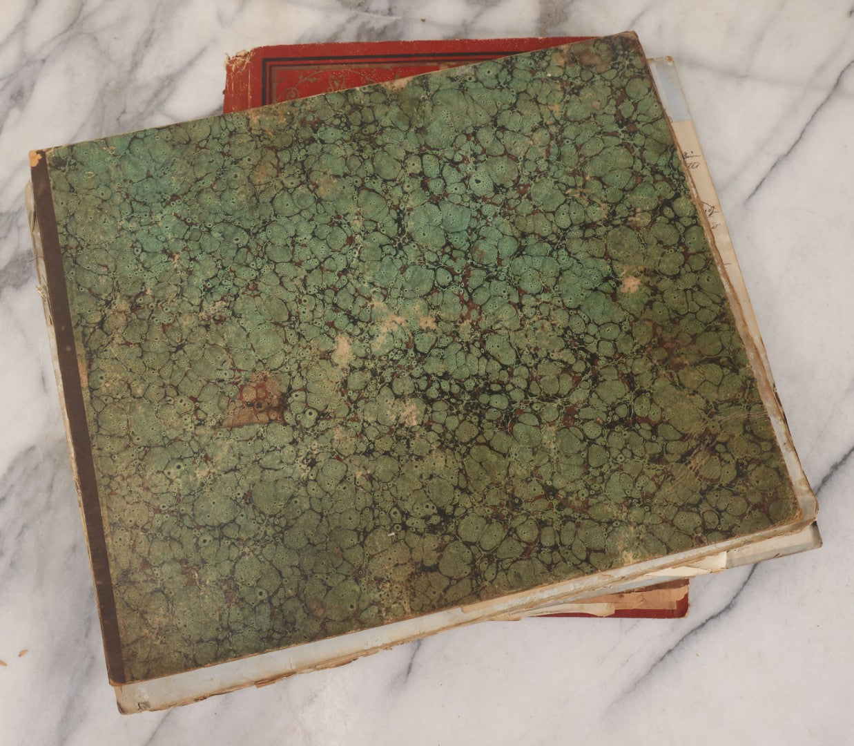 Lot 003 - Pair Of Antique Scrapbooks Containing Mostly Arrest Warrants, Other Official Documents, Dating From 1840s To 1880s Documents Addressed To Asa Gray, Justice Of The Peace, County Of Newport, Rhode Island And Providence Plantations