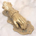 Lot 028 - Antique Victorian Pressed Brass Hand Paper Clip Manufactured By J&B Ratcliffe, Patentees, Birmingham, England, 4" Height