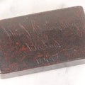 Lot 049 - Antique Papier Mache Snuff Dresser Box With Red Painted Texture, Engraved "John J. Cumminskey, Boston, 1849" And "November 27, 1851"