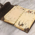 Lot 050 - Antique Leather Fly Fisherman's Wallet Book With Celluloid Pages, Many Fly Fishing Lures, Some Marked "Playfair's, Made In Scotland," Note Flies Have Varying Degrees Of Wear, Losses, As Found