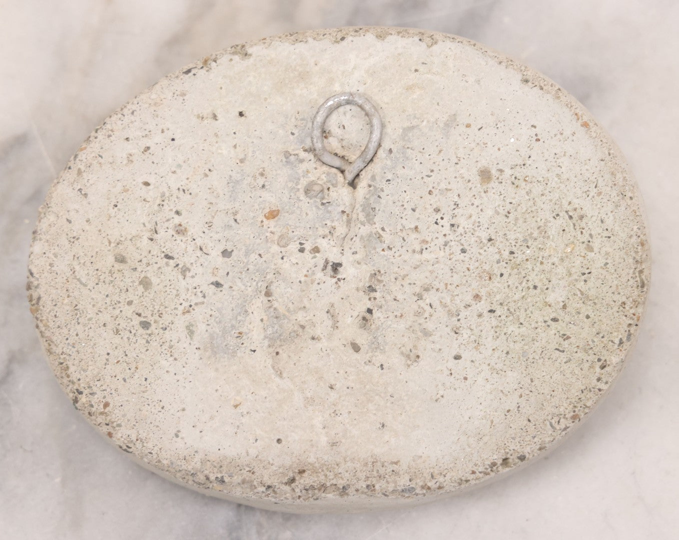 Lot 078 - Grouping Of Three Vintage Concrete Wall Plaques Depicting Cherubs In Different Scenes, Including With Lamb