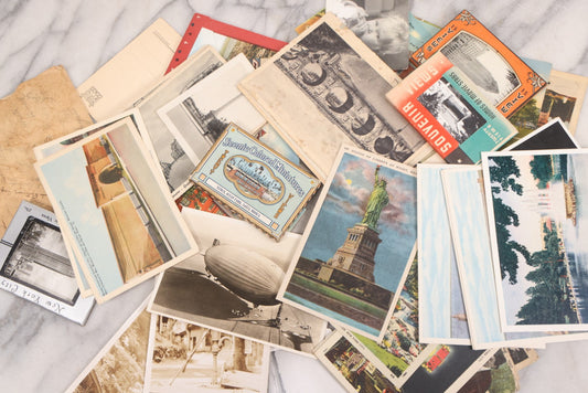 Lot 129 - Vintage And Antique Mixed Discovery Postcard Lot With Dozens Of Cards From Various Locations Including New York City, California, And More, With Miniature Postcard Packs, Others
