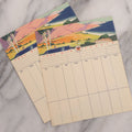 Lot 141 - Vintage Tour With Texaco Contact Bridge Scorecard Pad, 4 Pages, With Rules For Contact Bridge On Cardboard Pad Backing