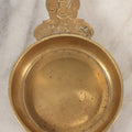 Lot 053 - Antique Brass Tastevin Wine Cup With Soldier Figure, Commemorating 25th Anniversary Of Something, 1899-1924
