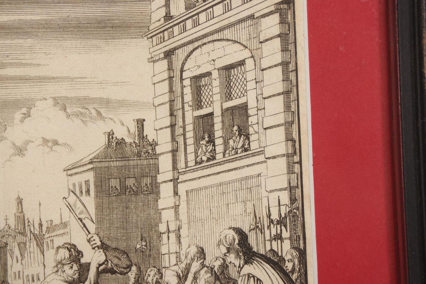Lot 092 - Early Antique Engraving Depicting The Execution By Beheading Of Thomas Wentworth, First Earl Of Strafford, Circa 17th Century