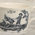 Lot 101 - Antique Transferware Children's Teacup With Scene Of Boys And Goat, Personages Line, Wedgwood, Etruria, England
