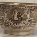 Lot 103 - Antique Transferware Bowl With Woman And Urn Motifs, 6-5/8" Diameter