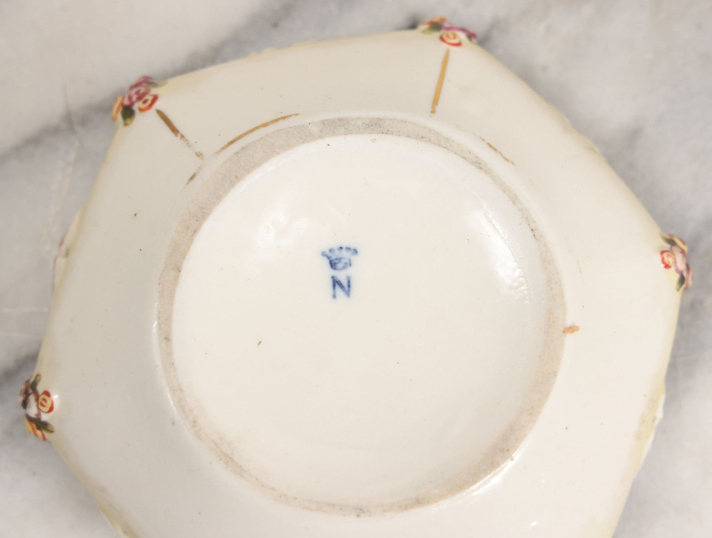 Lot 105 -  Vintage Capodimonte Style Porcelain Lidded Box With Three Graces Relief And Cherub Masks