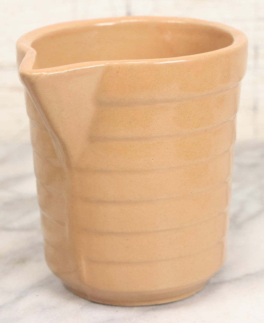 Lot 109 - Antique Ceramic Pitcher Advertising Farmers Lumber & Grain Co., Creston, Nebraska