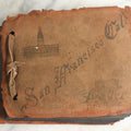Lot 112 - Antique Snapshot Photo Album With Leather San Francisco Cover, Containing Approximately 50 Photographs With Captions, Mostly Of Travel, Including To Havana, Early Photos Of Panama Canal, Costa Rica, Coastal California, And More