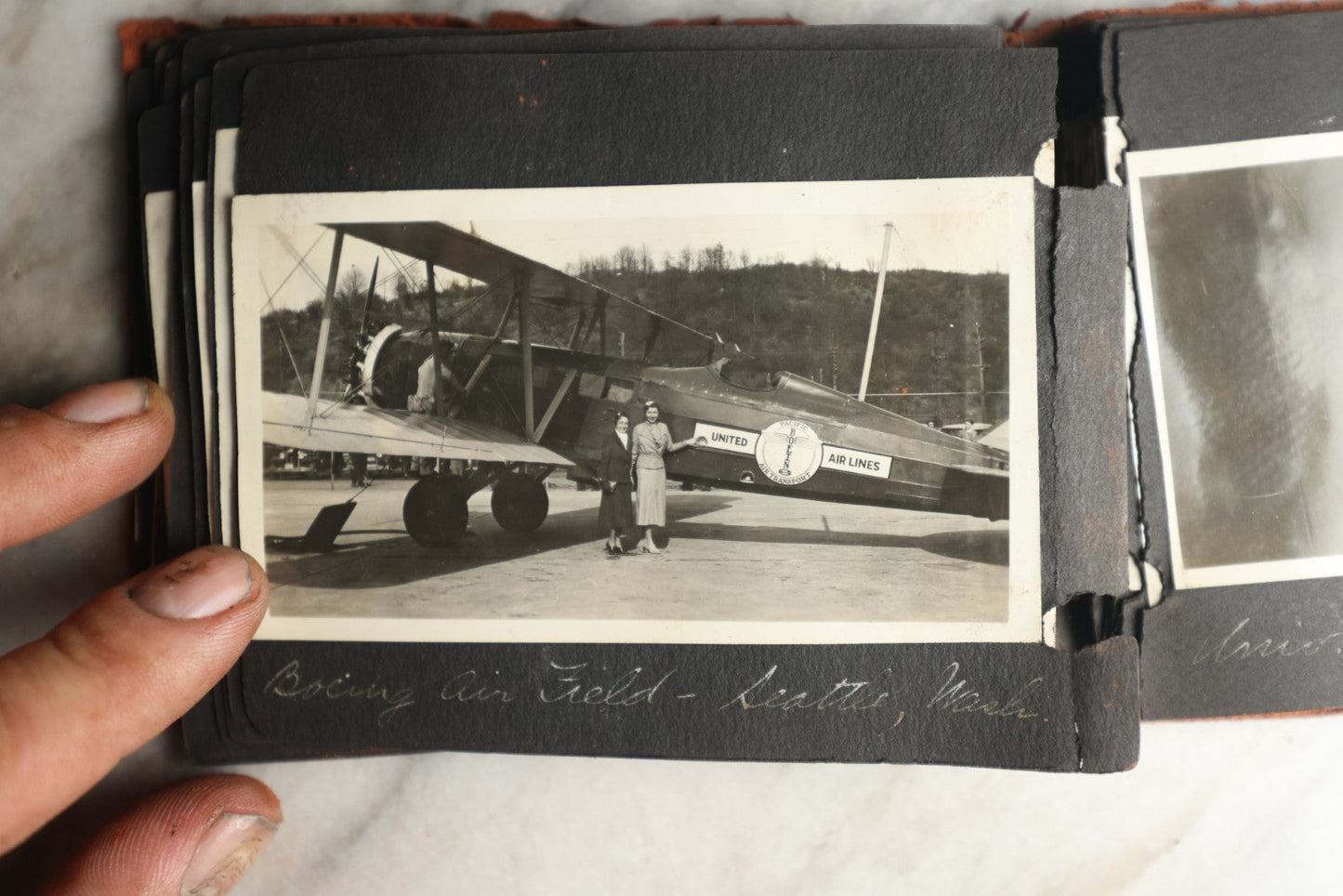 Lot 112 - Antique Snapshot Photo Album With Leather San Francisco Cover, Containing Approximately 50 Photographs With Captions, Mostly Of Travel, Including To Havana, Early Photos Of Panama Canal, Costa Rica, Coastal California, And More