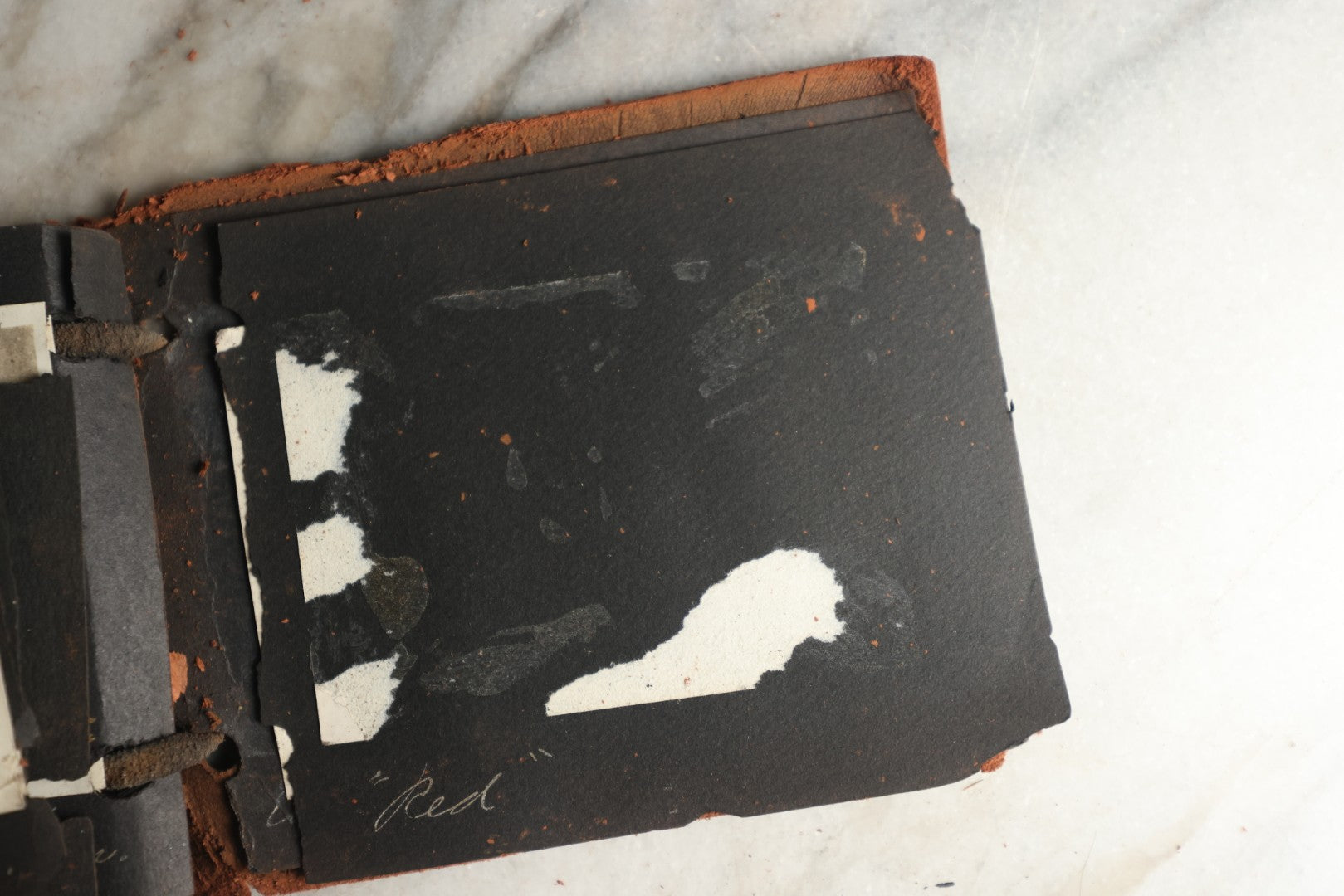 Lot 112 - Antique Snapshot Photo Album With Leather San Francisco Cover, Containing Approximately 50 Photographs With Captions, Mostly Of Travel, Including To Havana, Early Photos Of Panama Canal, Costa Rica, Coastal California, And More