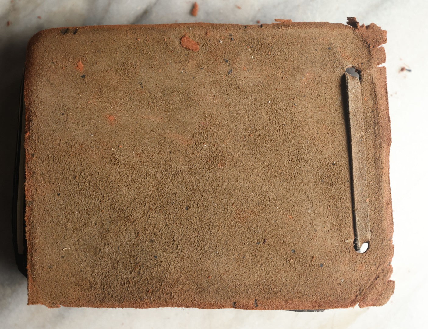 Lot 112 - Antique Snapshot Photo Album With Leather San Francisco Cover, Containing Approximately 50 Photographs With Captions, Mostly Of Travel, Including To Havana, Early Photos Of Panama Canal, Costa Rica, Coastal California, And More