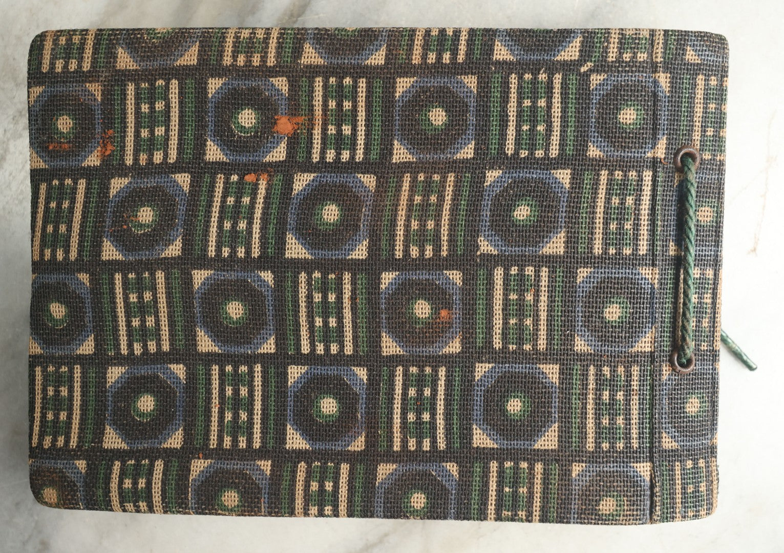 Lot 113 - Antique Snapshot Photo Album With Cloth Cover, Containing Approximately 75 Photographs With Captions, Mostly Of Travel, Including To Sea Travel, Locations In Asia, Sail Boats In Suez Canal, Singapore, Hong Kong, And More, Circa 1920s
