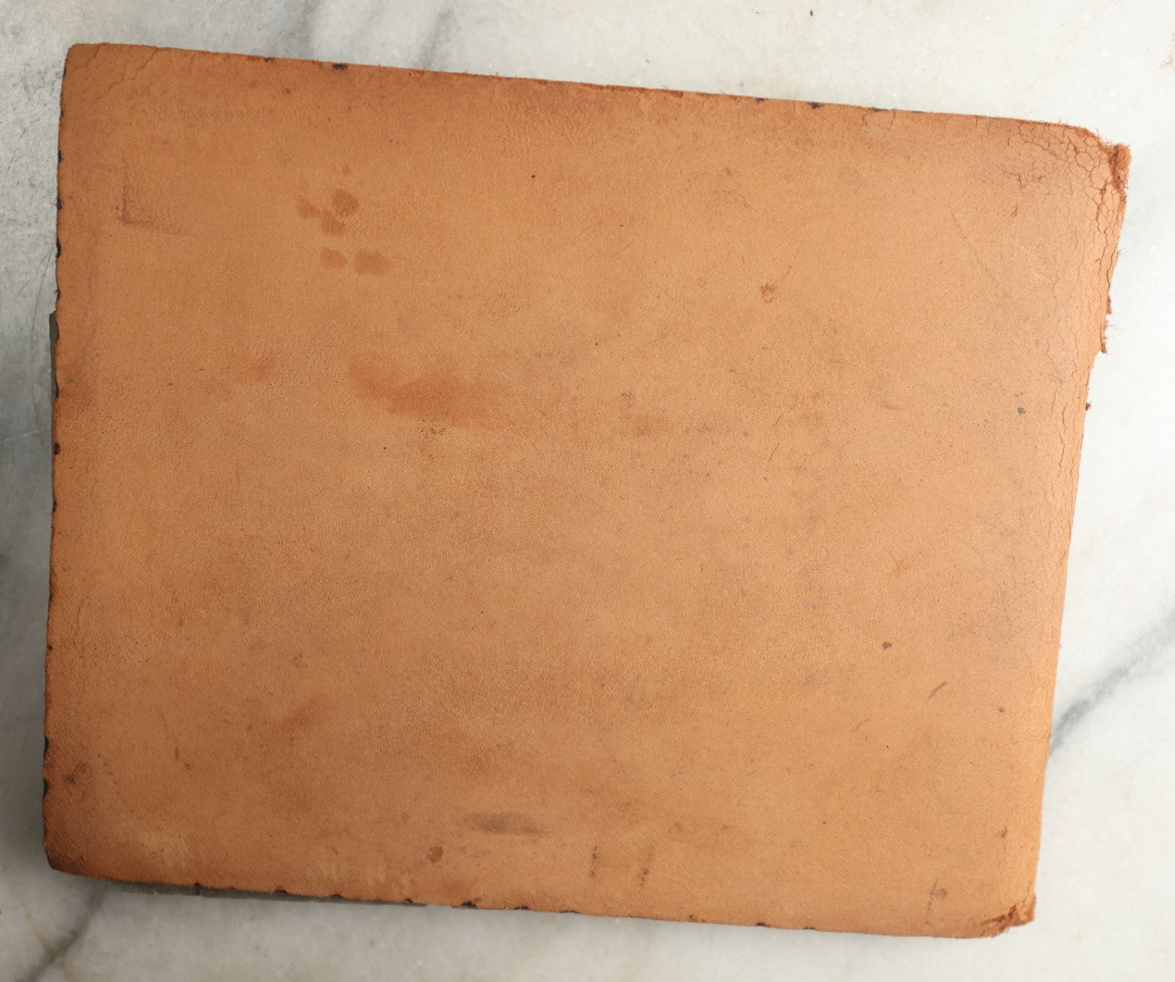 Lot 114 - Antique Snapshot Photo Album With Leather Southwestern Cover, Containing Approximately 50 Photographs With Captions, Mostly Of Travel, Including To Japan, Asia, Photo Of Ship Captain, And More, Circa 1905