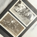 Lot 115 - Antique Snapshot Photo Album With Leather Containing Approximately 75 Photographs With Captions, Mostly Around New Hampshire, White Mountains, Whitehouse Beach, Photos Of People In Early Swimwear, Camping, Lighthouse, And More, Circa 1925