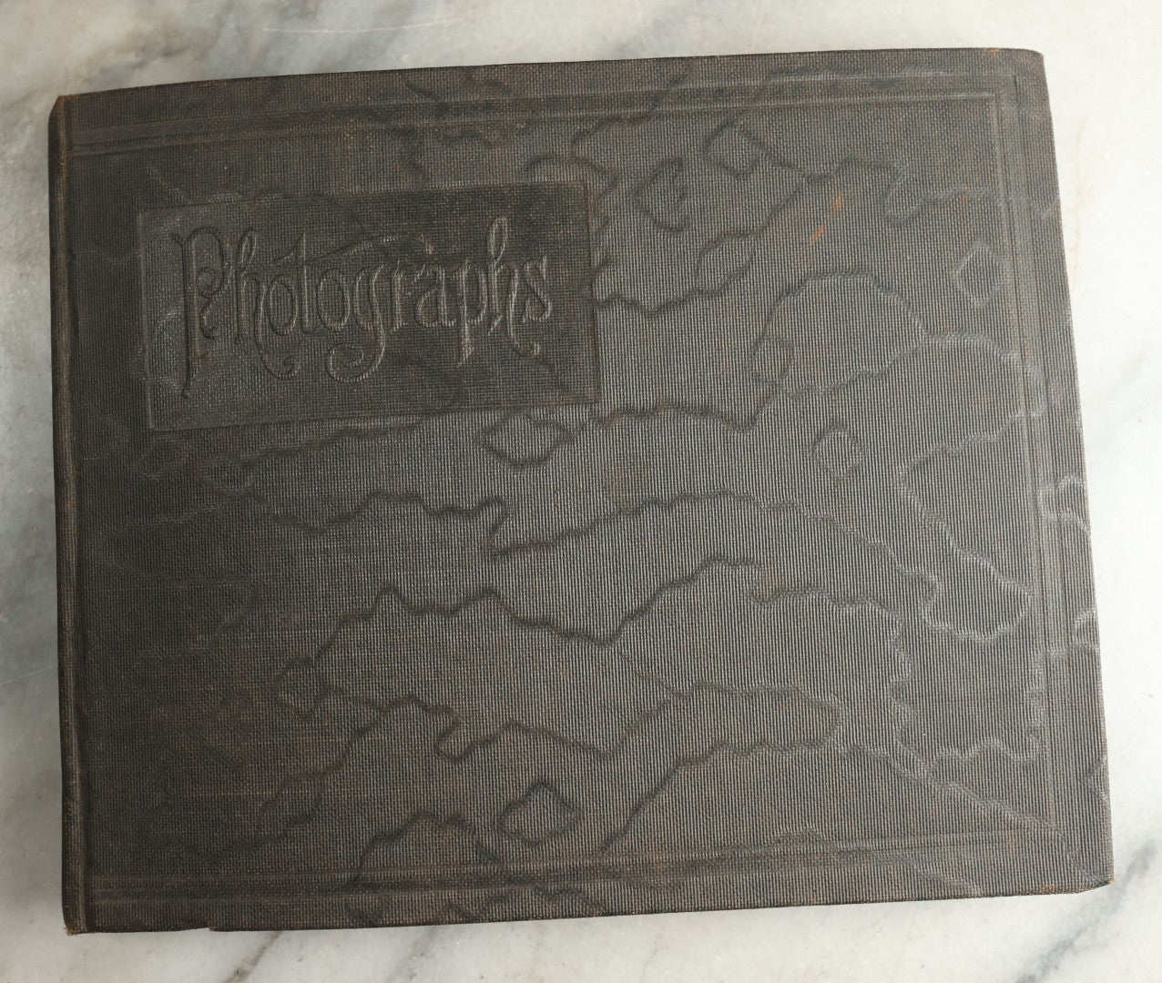 Lot 115 - Antique Snapshot Photo Album With Leather Containing Approximately 75 Photographs With Captions, Mostly Around New Hampshire, White Mountains, Whitehouse Beach, Photos Of People In Early Swimwear, Camping, Lighthouse, And More, Circa 1925
