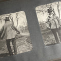 Lot 116 - Antique Snapshot Photo Album, Containing Approximately 100 Photographs, Including Ladies Golfing, Leisure Time Outdoors, Wedding Photos, Ice Skating And Hockey, Dogs, And More, Circa 1905