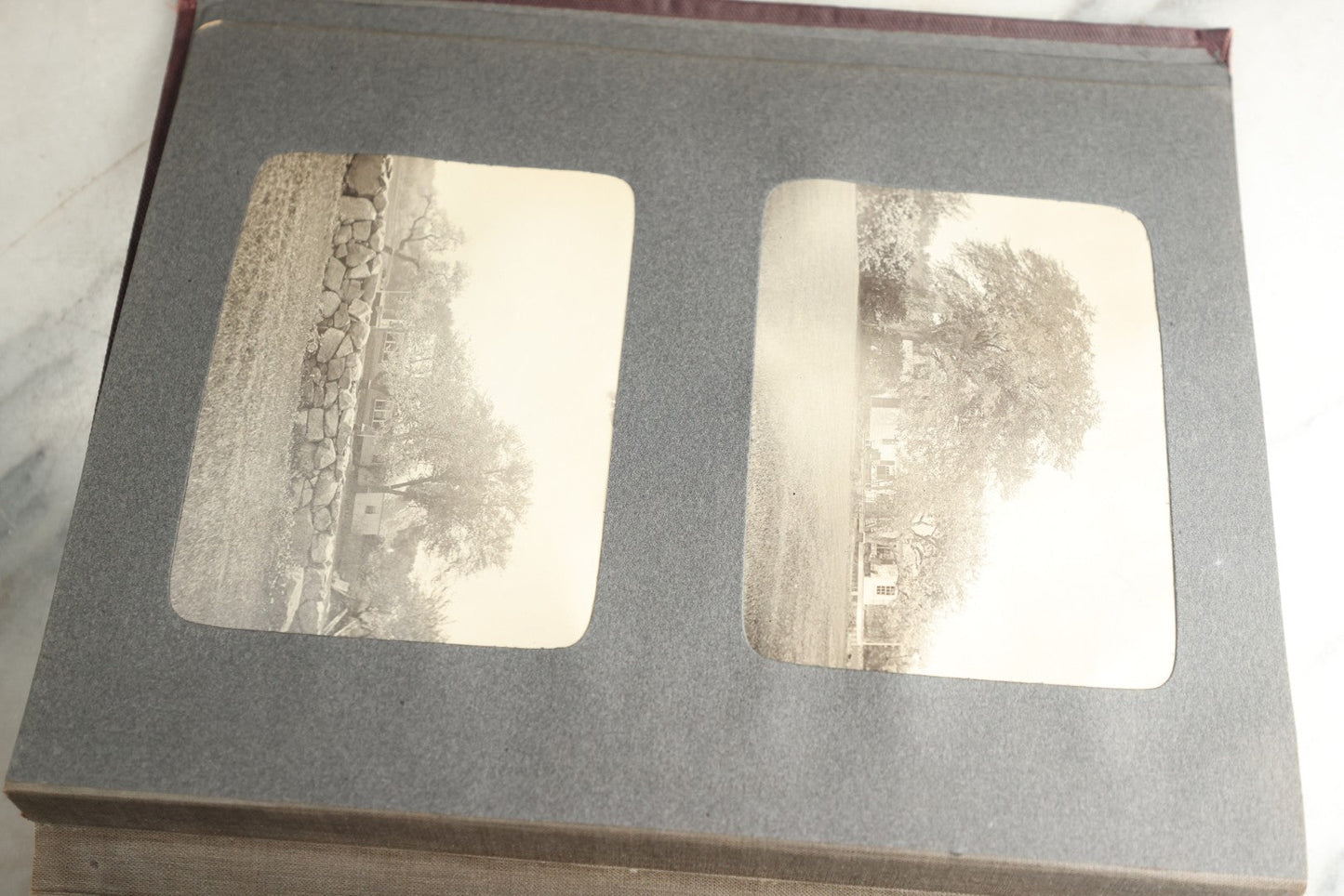 Lot 116 - Antique Snapshot Photo Album, Containing Approximately 100 Photographs, Including Ladies Golfing, Leisure Time Outdoors, Wedding Photos, Ice Skating And Hockey, Dogs, And More, Circa 1905