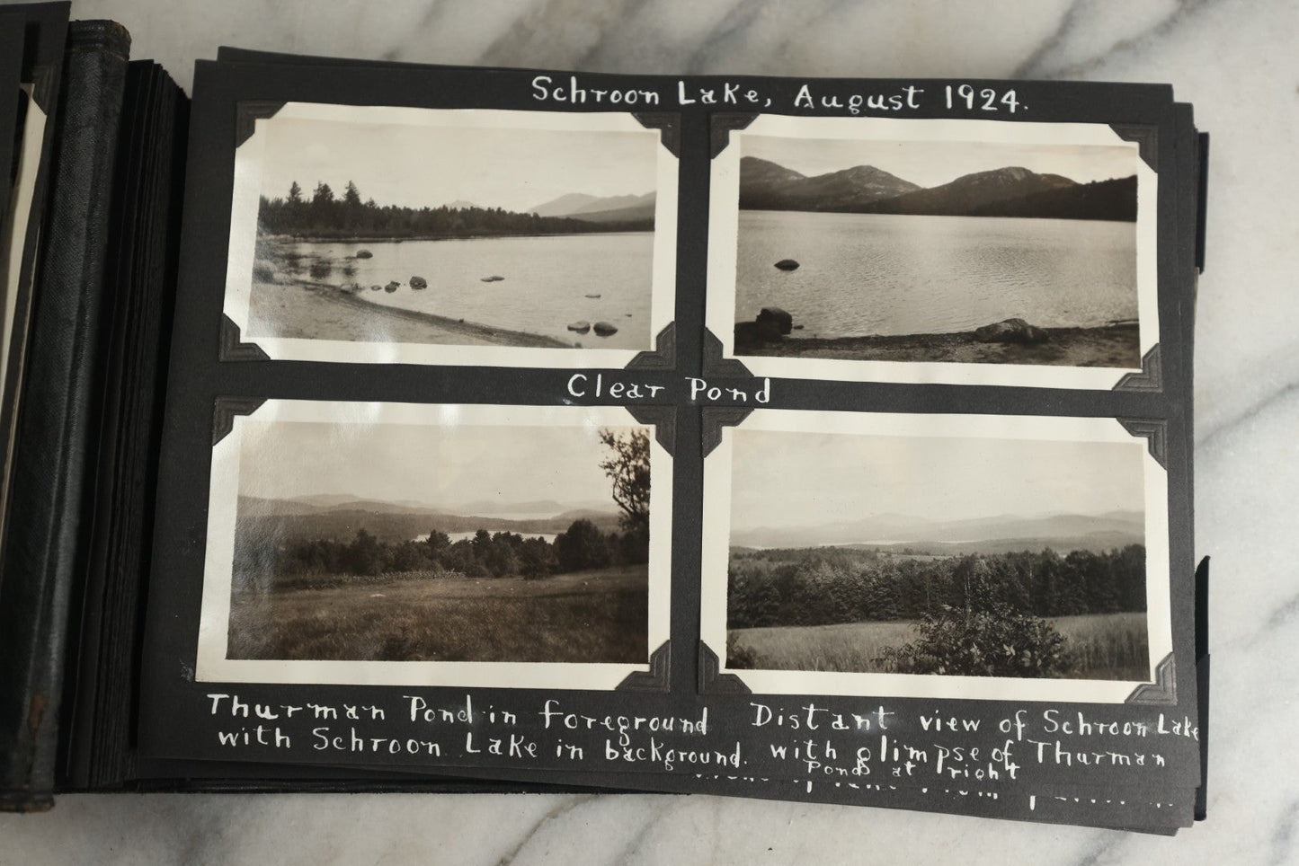 Lot 117 - Antique Snapshot Photo Album, Containing Approximately 150 Photographs With Captions, Including High School Seniors, Camping Trips, Flappers, People In Swimwear, Canoeing, And More, Circa 1925