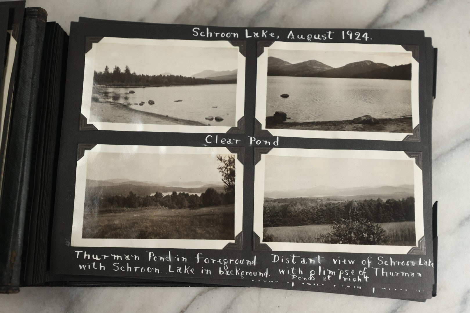 Lot 117 - Antique Snapshot Photo Album, Containing Approximately 150 Photographs With Captions, Including High School Seniors, Camping Trips, Flappers, People In Swimwear, Canoeing, And More, Circa 1925