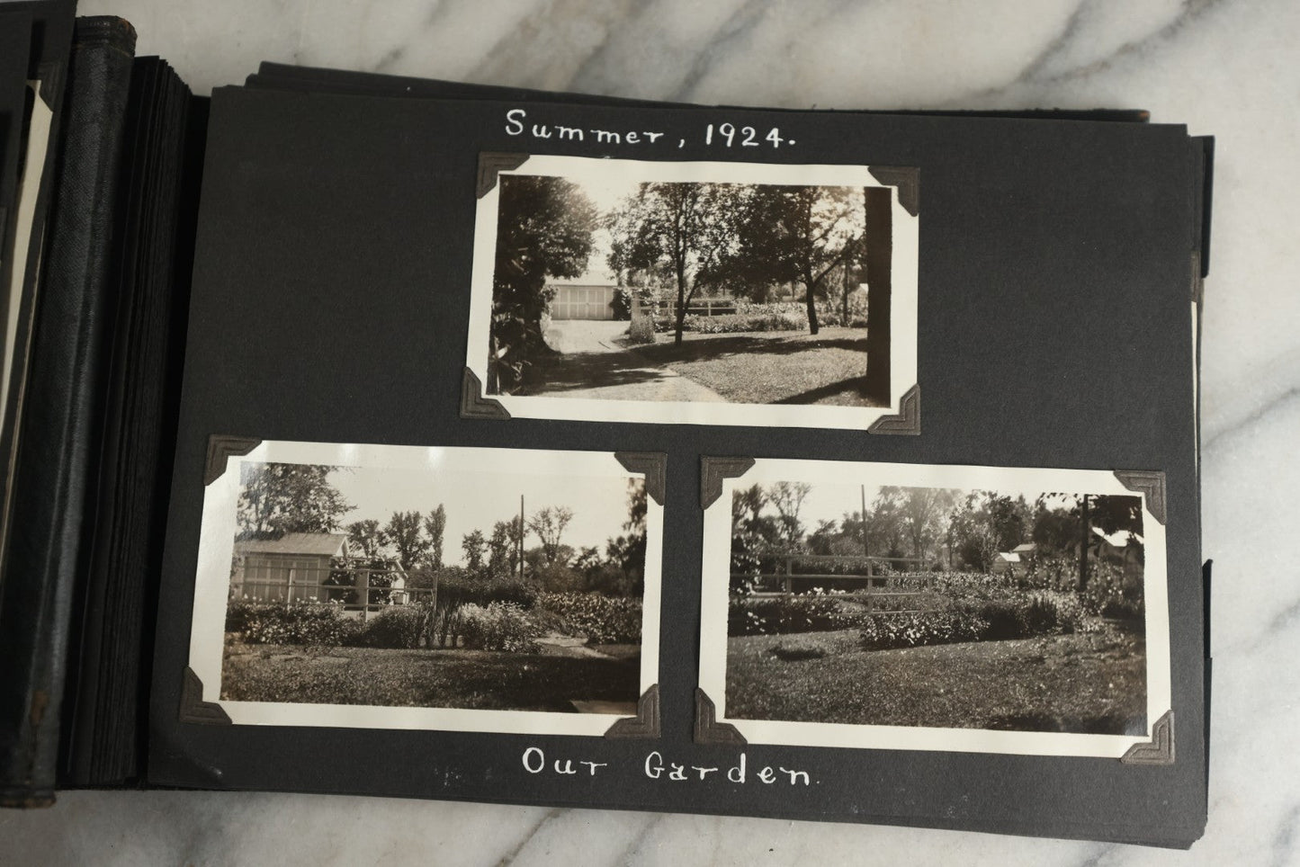 Lot 117 - Antique Snapshot Photo Album, Containing Approximately 150 Photographs With Captions, Including High School Seniors, Camping Trips, Flappers, People In Swimwear, Canoeing, And More, Circa 1925