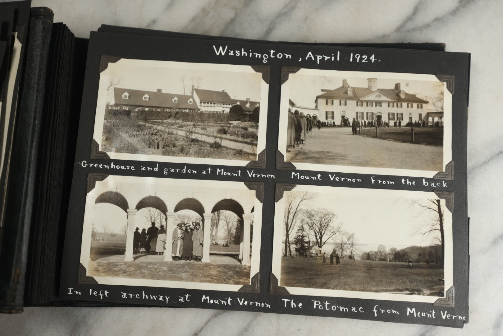 Lot 117 - Antique Snapshot Photo Album, Containing Approximately 150 Photographs With Captions, Including High School Seniors, Camping Trips, Flappers, People In Swimwear, Canoeing, And More, Circa 1925