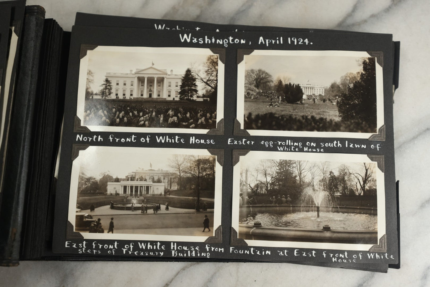 Lot 117 - Antique Snapshot Photo Album, Containing Approximately 150 Photographs With Captions, Including High School Seniors, Camping Trips, Flappers, People In Swimwear, Canoeing, And More, Circa 1925