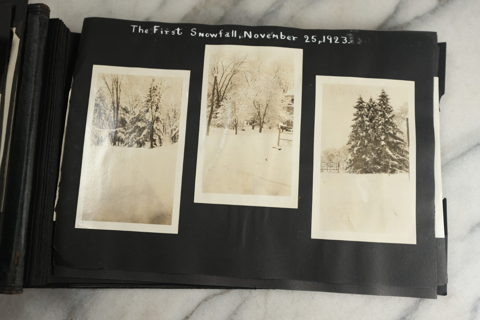Lot 117 - Antique Snapshot Photo Album, Containing Approximately 150 Photographs With Captions, Including High School Seniors, Camping Trips, Flappers, People In Swimwear, Canoeing, And More, Circa 1925
