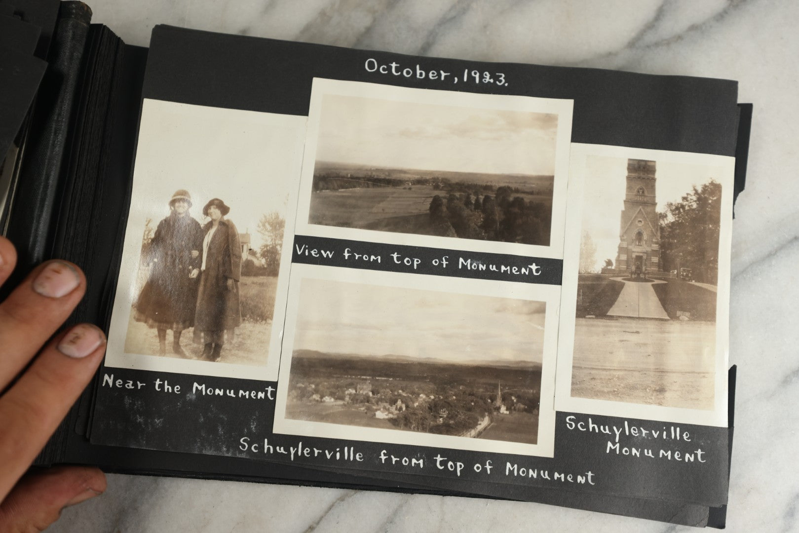 Lot 117 - Antique Snapshot Photo Album, Containing Approximately 150 Photographs With Captions, Including High School Seniors, Camping Trips, Flappers, People In Swimwear, Canoeing, And More, Circa 1925