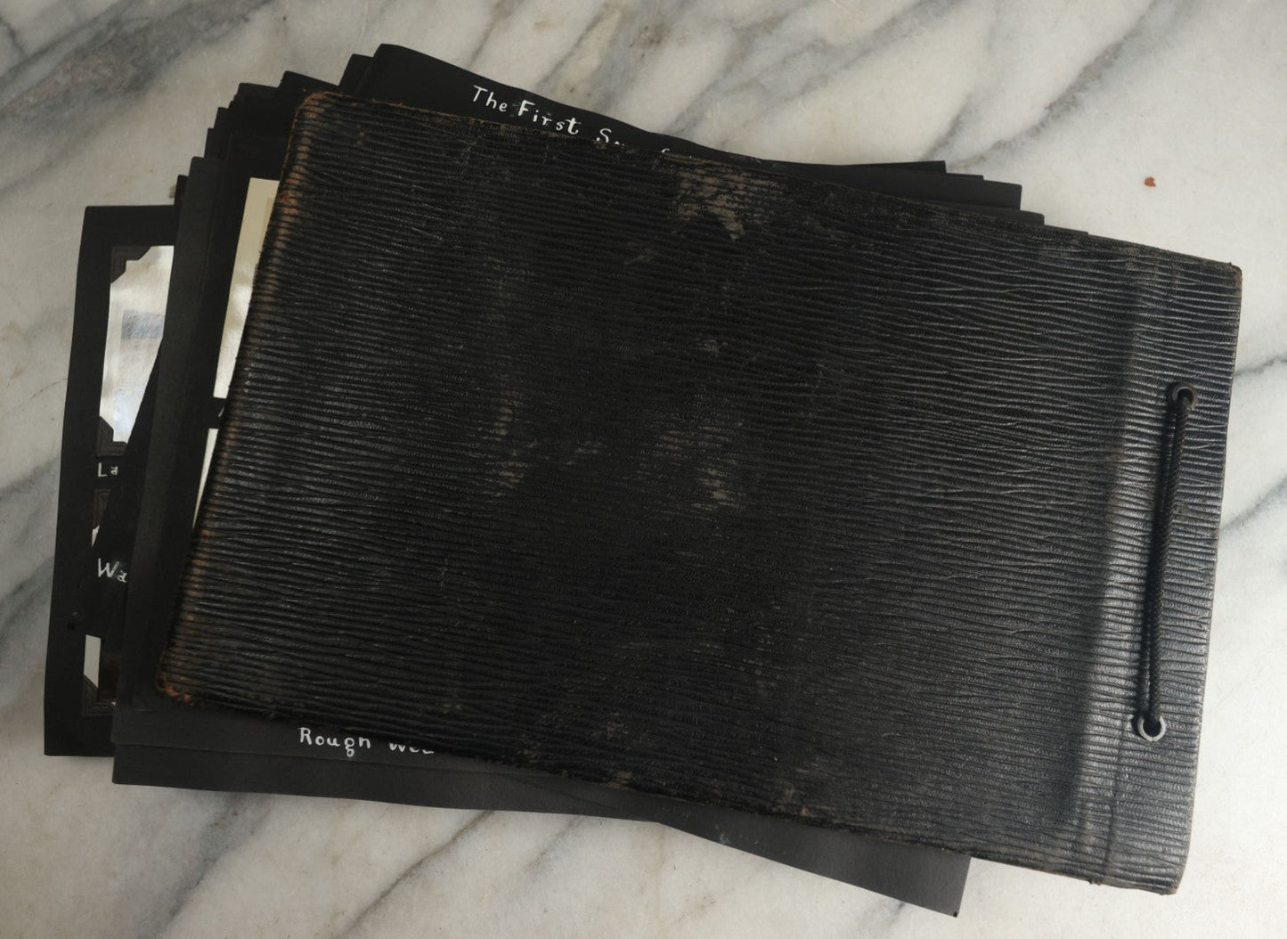 Lot 117 - Antique Snapshot Photo Album, Containing Approximately 150 Photographs With Captions, Including High School Seniors, Camping Trips, Flappers, People In Swimwear, Canoeing, And More, Circa 1925
