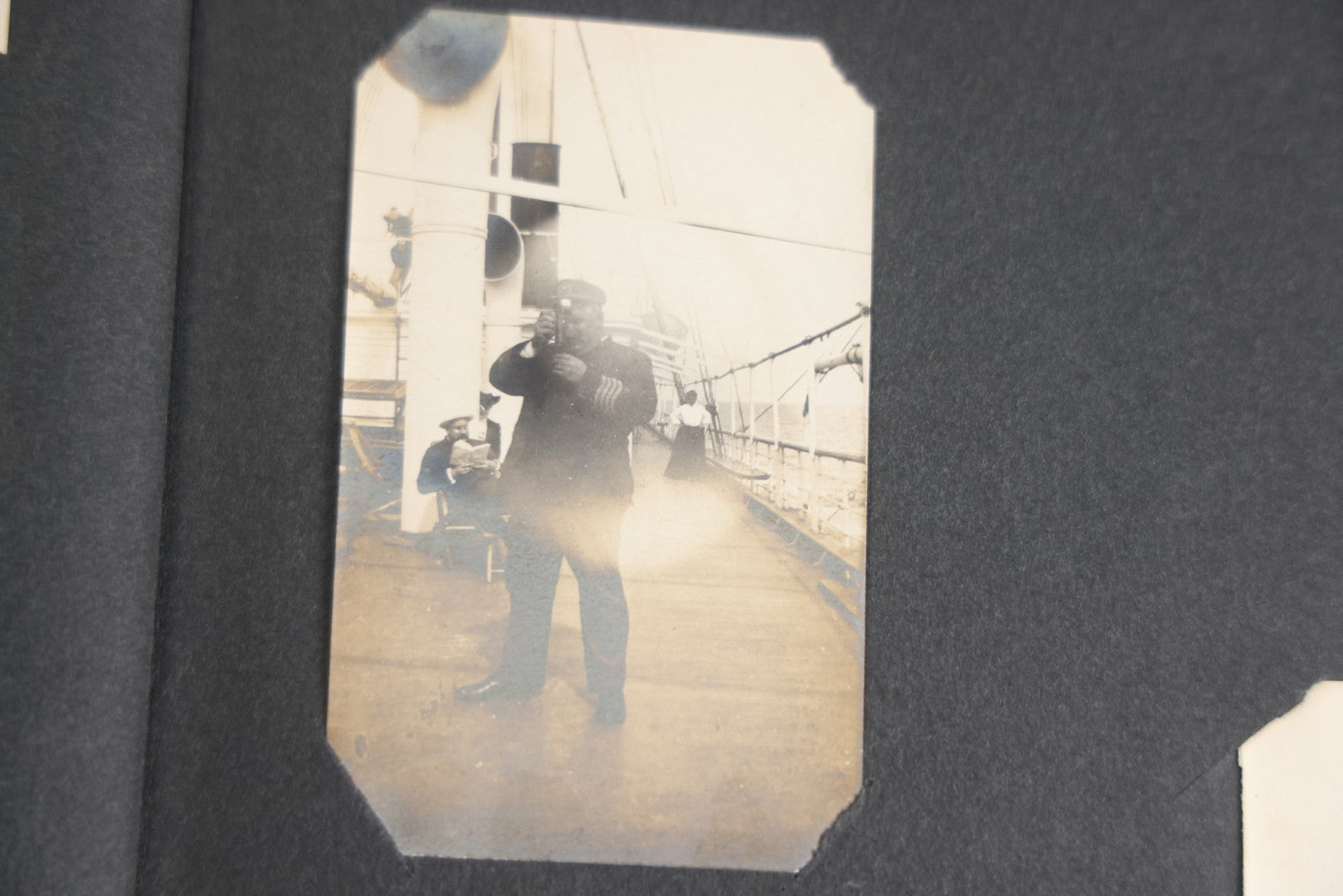 Lot 118 - Antique Snapshot Photo Album, Containing Approximately 30 Photographs, Travel Photo Album With Photos Of Trip To Nassau, Bahamas, February And March 1903, Including Photos On Ship