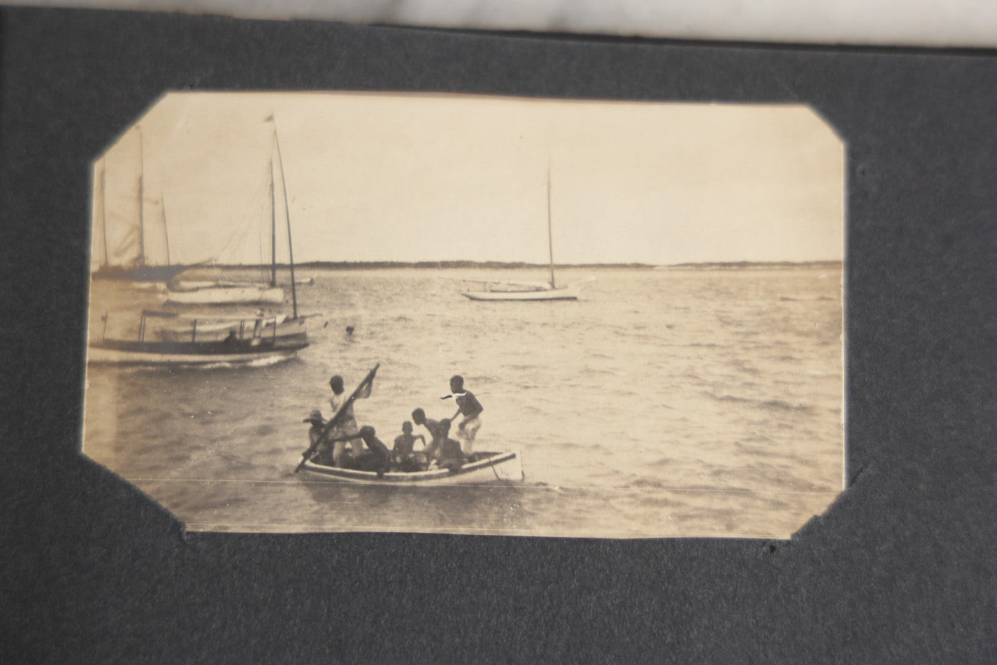 Lot 118 - Antique Snapshot Photo Album, Containing Approximately 30 Photographs, Travel Photo Album With Photos Of Trip To Nassau, Bahamas, February And March 1903, Including Photos On Ship