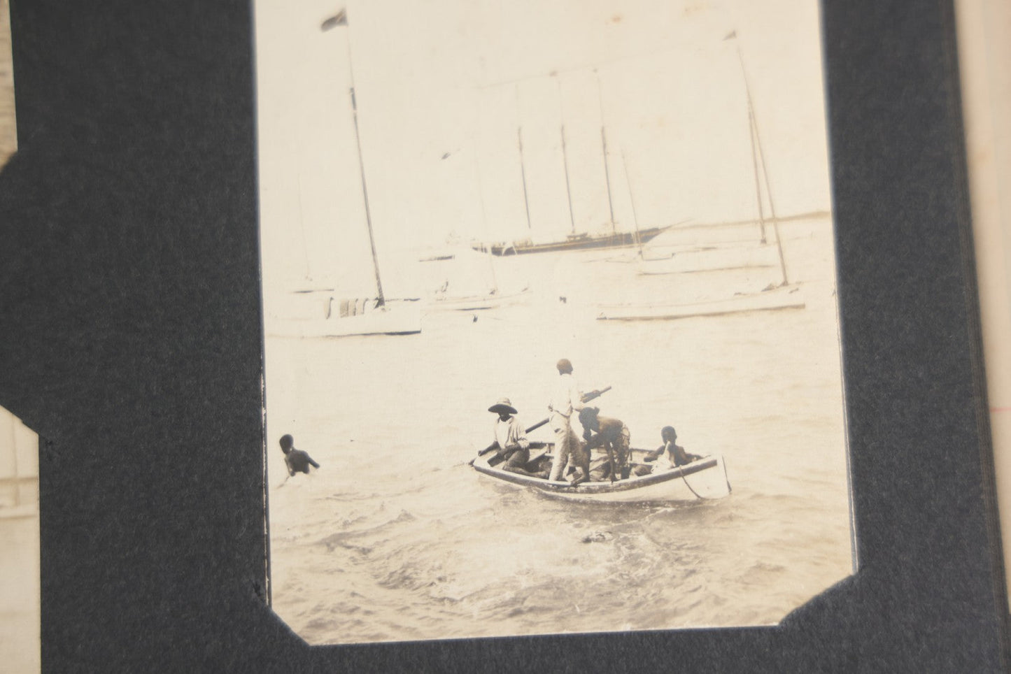Lot 118 - Antique Snapshot Photo Album, Containing Approximately 30 Photographs, Travel Photo Album With Photos Of Trip To Nassau, Bahamas, February And March 1903, Including Photos On Ship