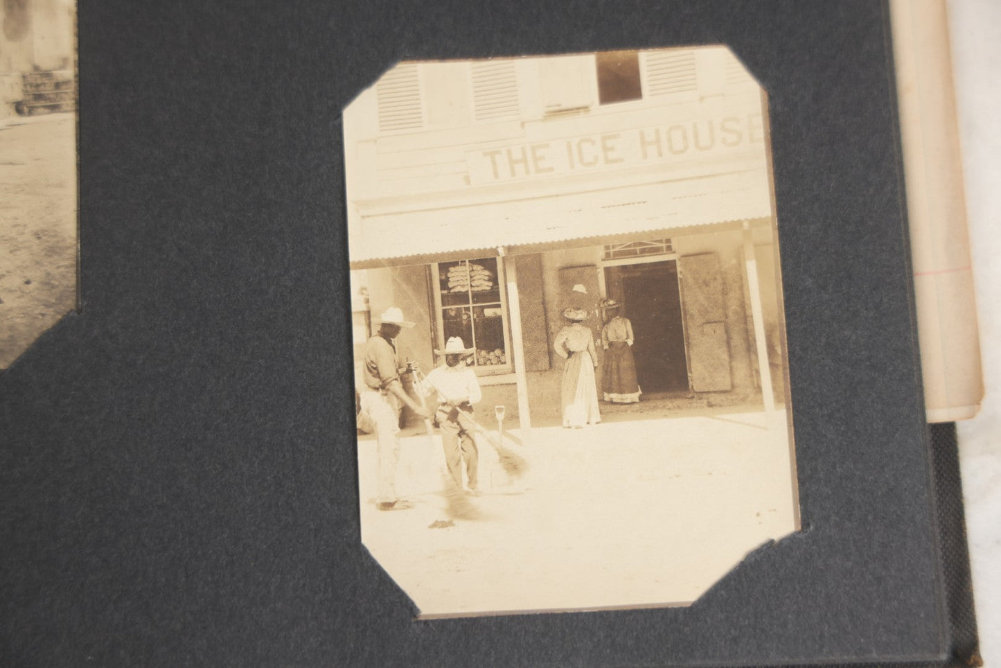 Lot 118 - Antique Snapshot Photo Album, Containing Approximately 30 Photographs, Travel Photo Album With Photos Of Trip To Nassau, Bahamas, February And March 1903, Including Photos On Ship