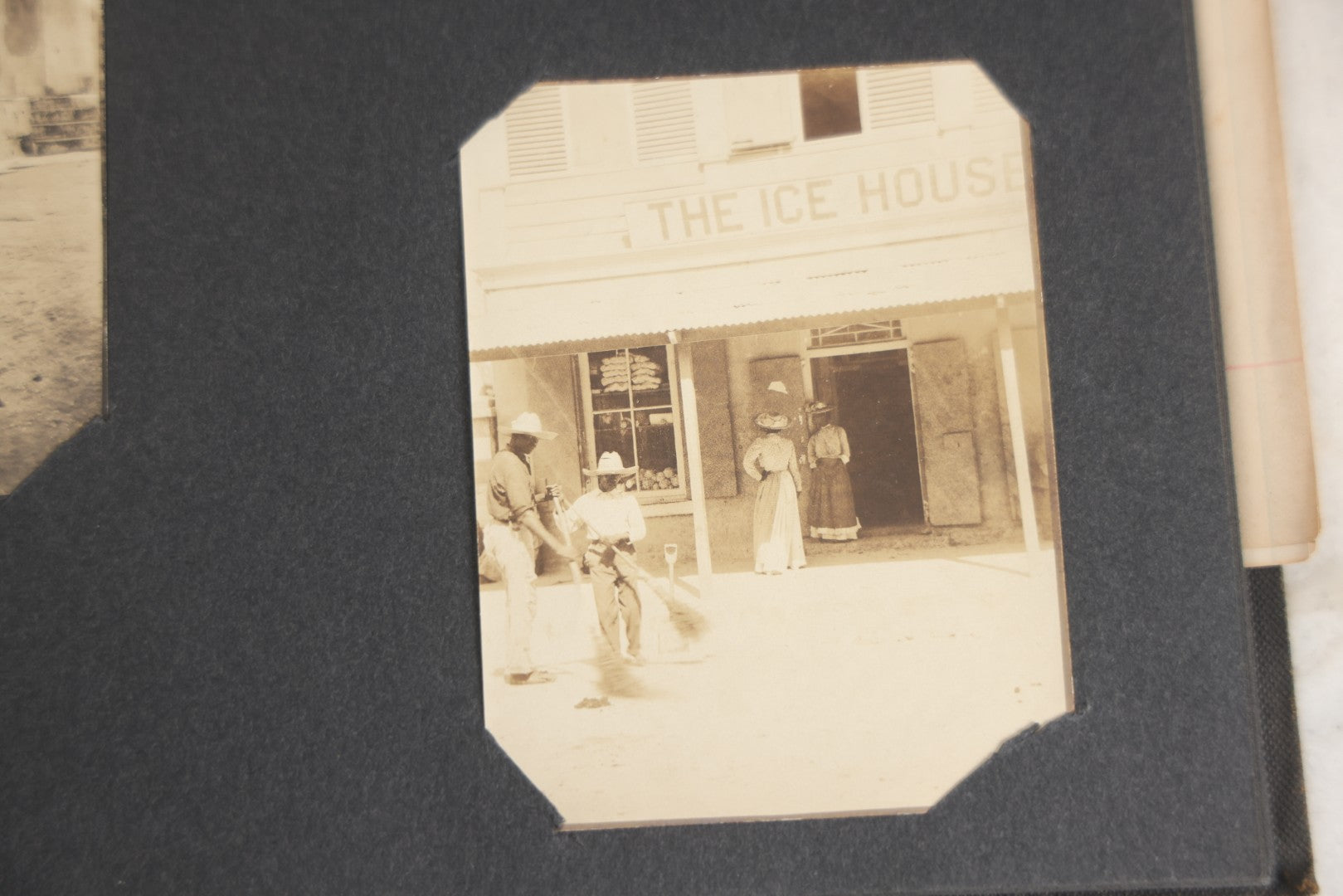 Lot 118 - Antique Snapshot Photo Album, Containing Approximately 30 Photographs, Travel Photo Album With Photos Of Trip To Nassau, Bahamas, February And March 1903, Including Photos On Ship