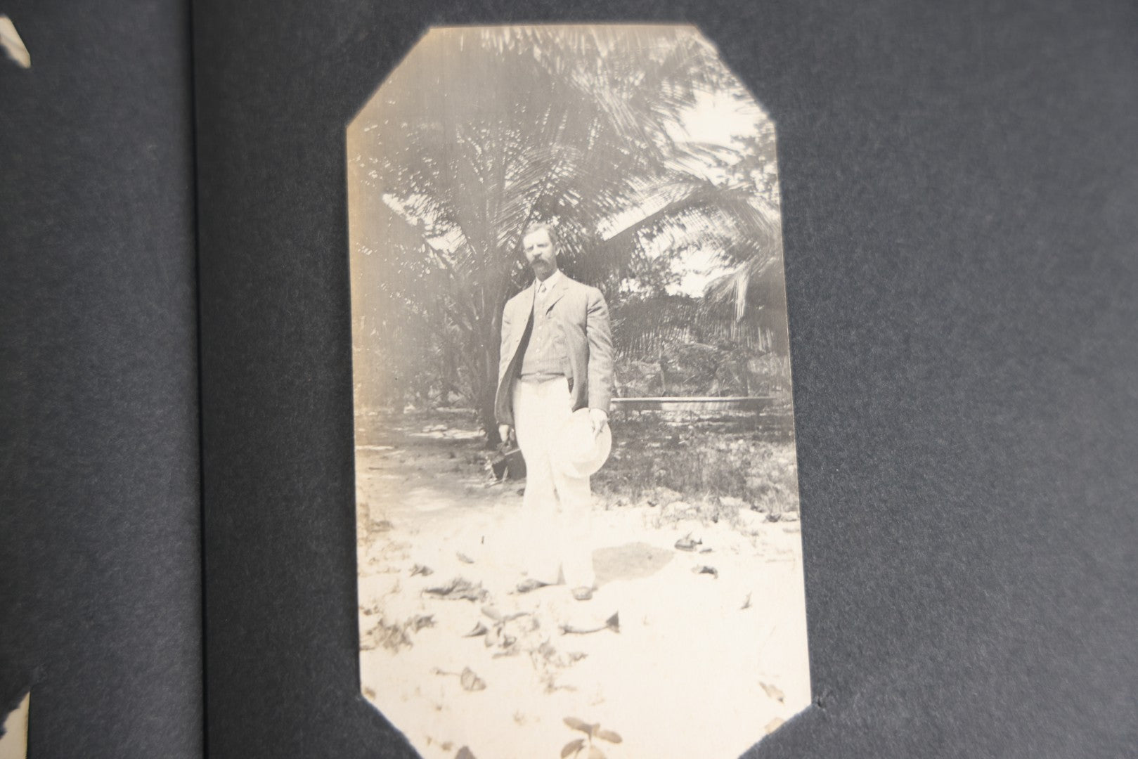 Lot 118 - Antique Snapshot Photo Album, Containing Approximately 30 Photographs, Travel Photo Album With Photos Of Trip To Nassau, Bahamas, February And March 1903, Including Photos On Ship