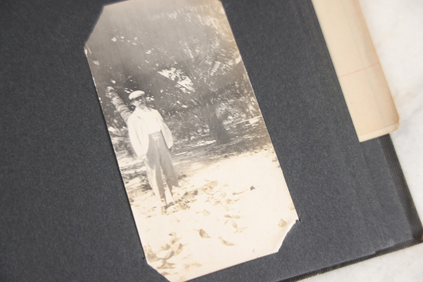 Lot 118 - Antique Snapshot Photo Album, Containing Approximately 30 Photographs, Travel Photo Album With Photos Of Trip To Nassau, Bahamas, February And March 1903, Including Photos On Ship